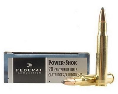 Federal Cartridge 3006CS 30-06 Spg 125gr SP Power-Shock/20