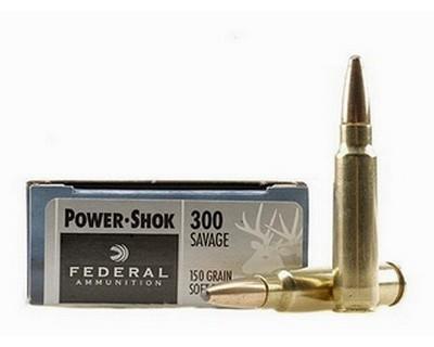 Federal Cartridge 300A 300 Sav 150gr SP Power-Shock /20