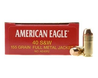 Federal Cartridge AE40R2 40 S&W 155 Grain FMJ Ballistic