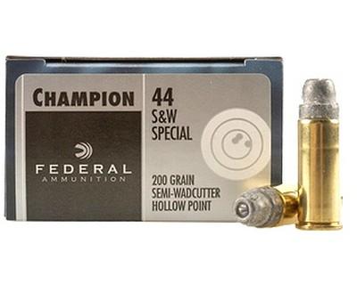 Federal Cartridge C44SA Classic 44S&WSpecial 200gr SWC HP
