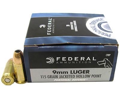 Federal Cartridge C9BP Classic 9mmLuger 115gr HiShok JHP
