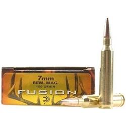 Federal Fusion Ammunition 7mm Remington Magnum 150Gr Fusion - 20 Rounds