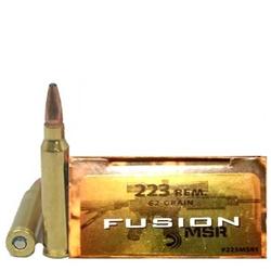 Federal Fusion MSR Ammunition 223 Remington 62Gr Fusion - 20 Rounds