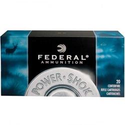 Federal PowerShok Ammo 270 WSM 130Gr Soft Point - 20 Rounds