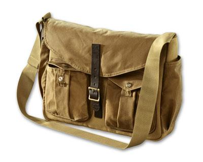 Filson Tan/Orange Game Bag Messenger FIL-70077-BT