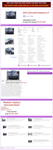 Finance Available 2012 Chevrolet Equinox LT