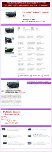 Finance Available 2012 GMC Yukon XL Denali