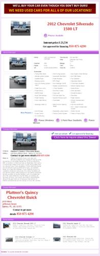 Finance Available Chevrolet Silverado 1500 LT2012