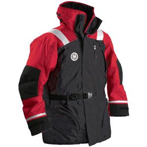 First Watch AC-1100 Flotation Coat - Red/Black - Large (AC-1100-RB-L)