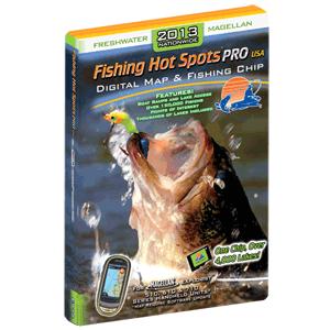 Fishing Hot Spots PRO USA 2013 Freahwater Coverage f/Magellan eXplo.