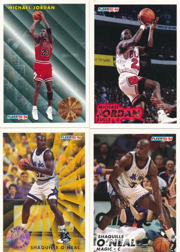 Fleer 93-94 Series 1 240 Card Basketball Set w/ 2 Jordan & 2 Shaq