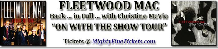 Fleetwood Mac Reunion Tour Concert Portland Tickets 2014 Moda Center