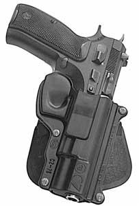 Fobus Belt Belt Holster Right Hand Black CZ75 75DBH