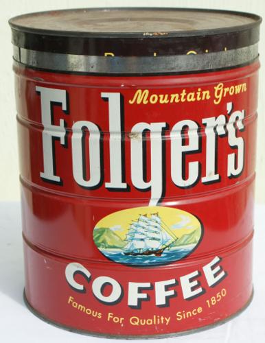 Folgers 3lb Coffee Tin
