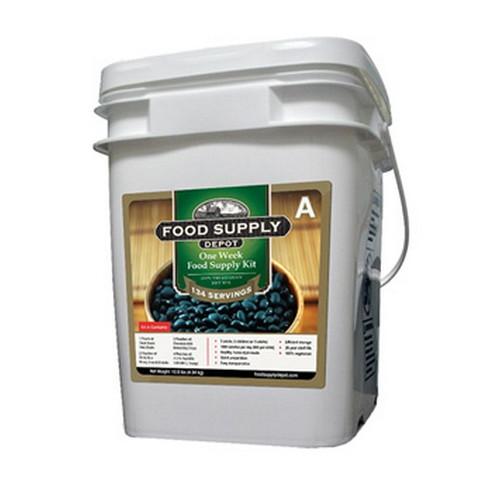 Food Supply Depot 1 Week Supply Kit Bucket 8 Gallon Bucket 90-04099
