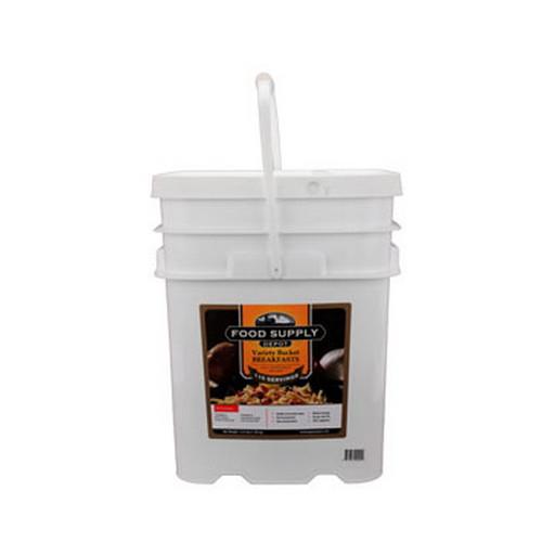 Food Supply Depot Breakfast Variety Bucket 26 Pouches 90-04000