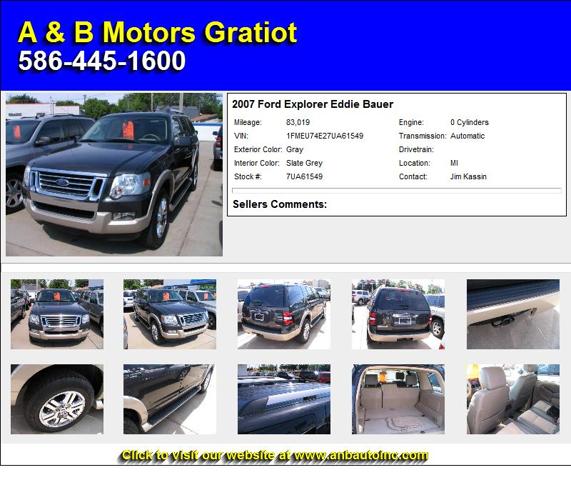 Ford Explorer Eddie Bauer - You will be Satisfied