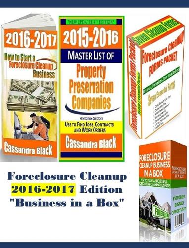 Foreclosure Cleaning -- Quick Start,Your Doors Can Be Open Next Week, Start Planning Your Biz Today