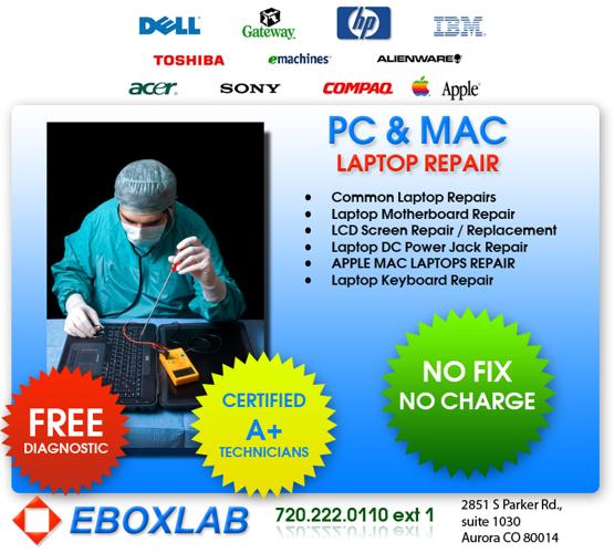 Fort Collins LCD, DC Jack Laptop replacement and repair