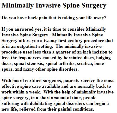 Fort Smith spine surgeon treating herniated disc, traumatic and degenerative conditions of the spine