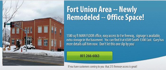 Fort Union - Office Space - 801 266-6063