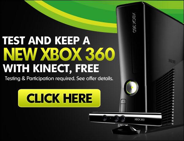 Free Xbox 360 with Kinect!!!
