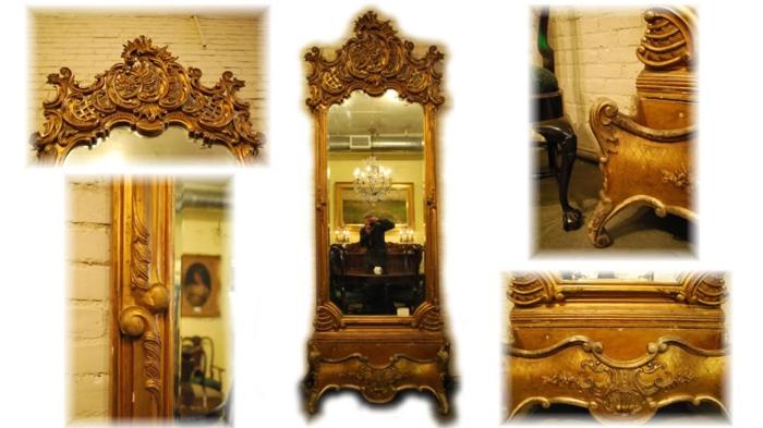 French Gold Leaf Pier Mirror