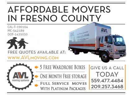Fresno mover free offers call for estimates & more at 559-477-4484
