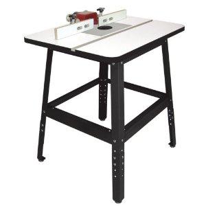 Freud RTS5000 Stationary Router Table with Freud's SH-5 Micro-Adjusting Fence, 9-by-12 Aluminum...