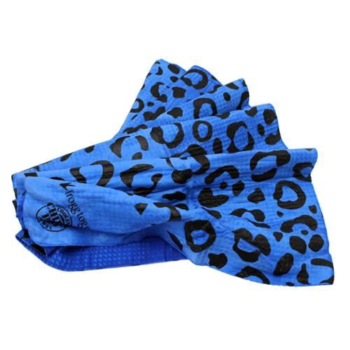 Frogg Toggs Frogg-edelic Chilly Sky Blue/Blk Leopard CPP100-102L