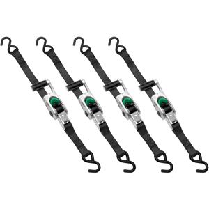 Fulton Highland Titan Max Grip Ratchet Tie Downs (4-Pack) 1