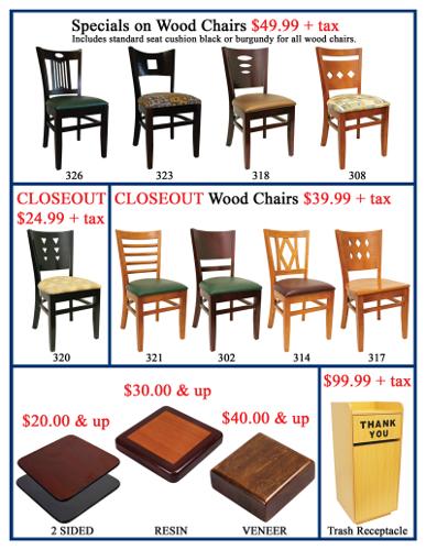 Furniture Sale for Restaurant Owners