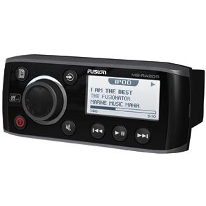 FUSION MS-RA205 50W x 4 AM/FM/VHF/AUX/USB/iPod/iPhone/SIRIUS®X.