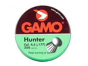 Gamo Hunter Pellets 177PEL Round Nose 250/Tin 632082454