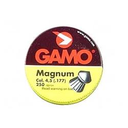 Gamo Magnum Pellets .177 Caliber Spire Point Double Ring - Tin 250-Pellets