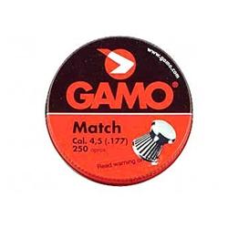 Gamo Match Pellets .177 Caliber Flat Nose - Tin 250-Pellets