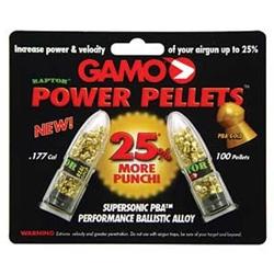 Gamo Precision Ballistic Alloy Raptor Pellets .177 Caliber Gold - Blister Card 100-Pellets