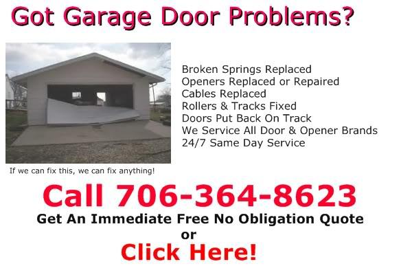 Garage Door Not Opening In Augusta 706-364-8623