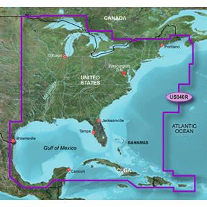 Garmin Bluechart G2 - HUS040R - Us East - Data Card (010-C1014-10)