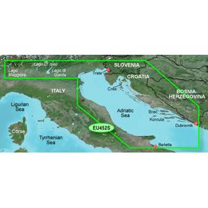 Garmin Bluechart G2 - HXEU452S - Adriatic Sea North Coast - MicroSD.