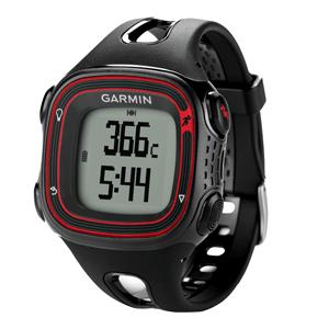 Garmin Forerunner® 10 GPS Fitness Watch - Black/Red (010-01039-00)