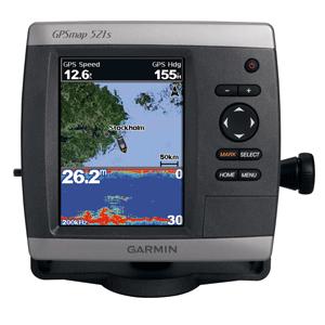 Garmin GPSMAP 521S GPS Chartplotter/Fishfinder w/o Transducer (010-.