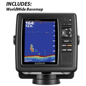 Garmin GPSMAP 527xs GPS Combo w/Transom Mount Transducer (010-01092.