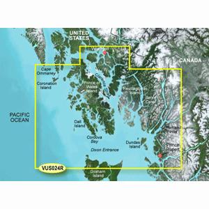 Garmin VUS024R - Wrangell to Dixon Entrance - SD Card (010-C0725-00)