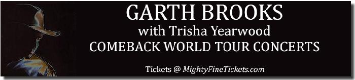 Garth Brooks Tickets for Tulsa 2015 World Tour Concerts at BOK Center