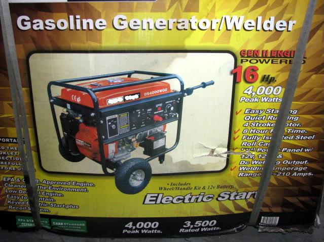 Gasoline Generator $1,450