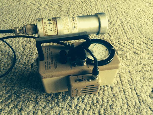 Geiger Counter Eberline E-520 w/ Ludlum 44-7 probe