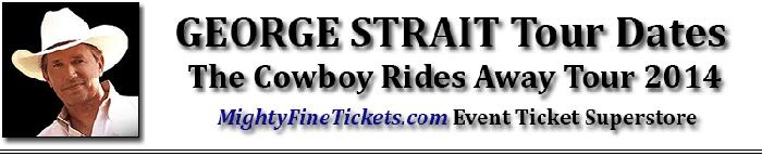 George Strait Tour Concert Omaha, NE 2014 Tickets CenturyLink Center