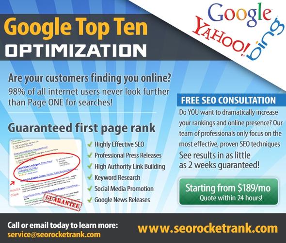 Get #1 ranking in Google with professional SEO