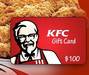 Get a Free $100 KFC Gift Card Now!!!! Don't Miss this thing!! Get it Now!